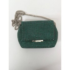 Ted Baker London Crystal Mini Crossbody Bag Women's Green Evening Purse Glam