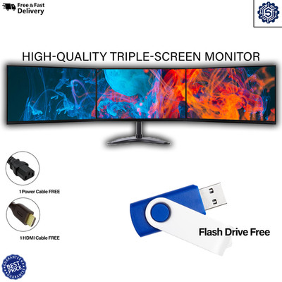 Gebrauchte Dell Triple 23 Zoll Full HD HDMI Monitore - Kostenlose Lieferung