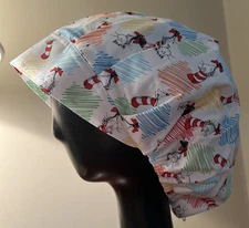 Dr. Seuss Pediatric Bouffant Surgical Scrub Hat Cap Handmade