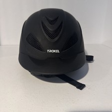 Black Flipfold Intrepid Horseback Riding Helmet Size Medium