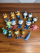Mattel Octonauts Lot of 16 Figures Shellington Captain Barnacles Kwazii Dashi
