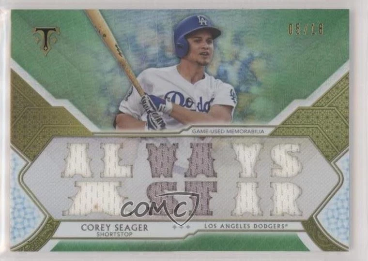 Corey Seager trading card