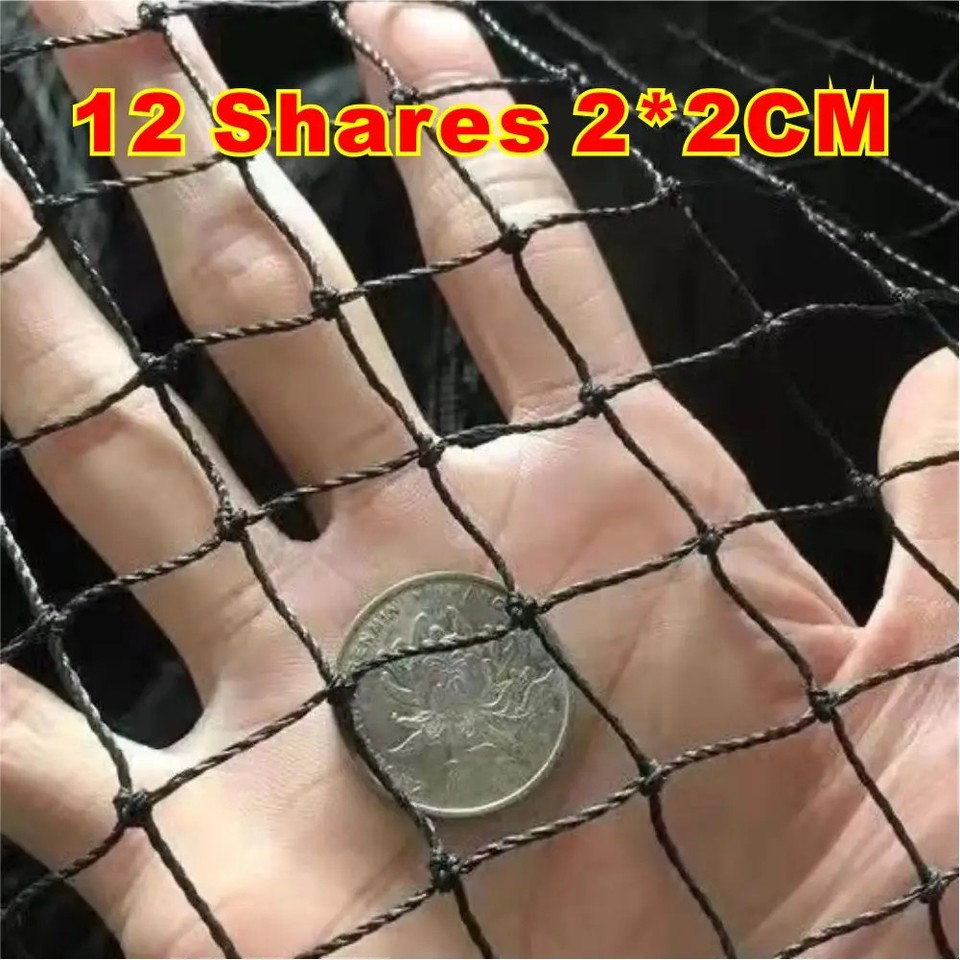 Heavy Black Nylon Netting Fruit Trees Anti-Bird Netting Fishing Net ...