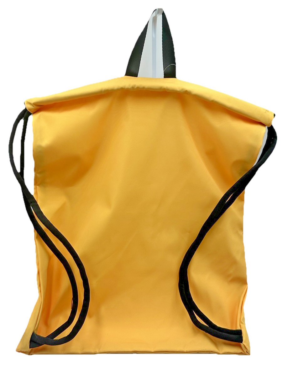 Disneyland Resort Retro Rainbow Logo Yellow Drawstring Tote  display picture 1