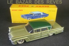 DINKY TOYS FRANCE. LINCOLN PREMIERE.    REF: 532 + boite.(jantes concaves)