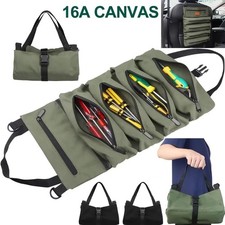 Multi-Purpose Tool Bag Multi Pocket Hardware Tools Pouch Roll UP Portable