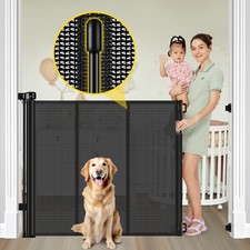 Extra Tall 42  Retractable Baby Gate, Extends 60  Wide, Indoor/Outdoor Use