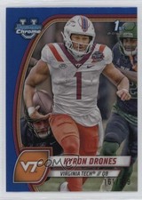 2024 Bowman U Chrome Blue Refractor 161/199 Kyron Drones #119 11sc