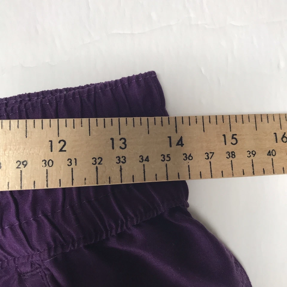 Mini Pantalones Cortos Y2K Para Mujer Pequeños Púrpura Tiro Bajo Cintura Elástica Hilaración Gimnasio Playa Foto 4 de 4