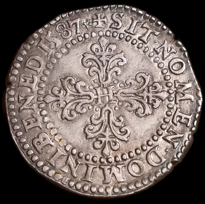 1/2 Francs Sup 1587 - Photo 1/2