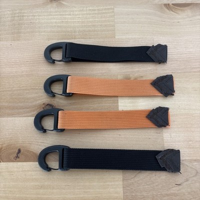 Tactile keychain belt loop utility clip lot of 4