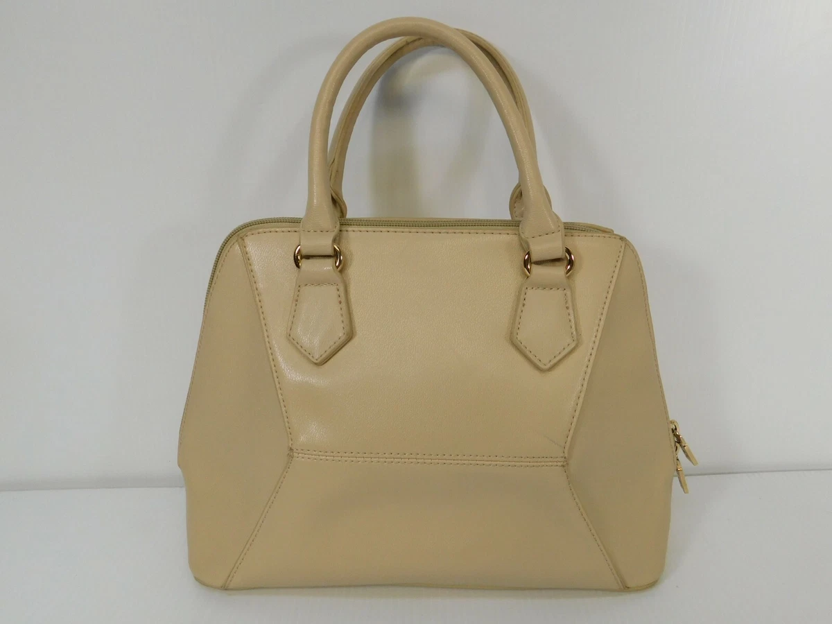 David Jones Paris Beige Shoulder Bag