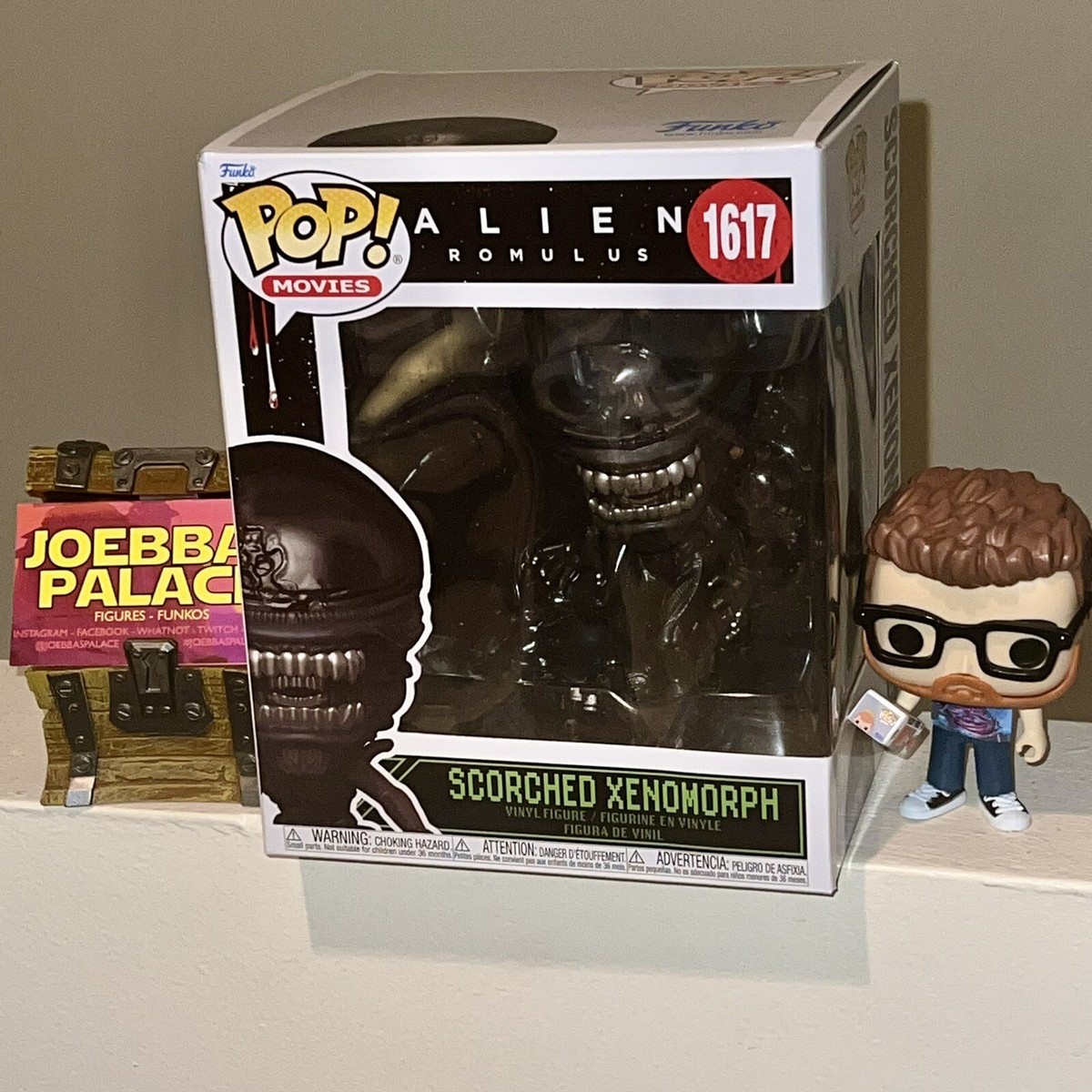 Funko POP! エイリアン1617 Funko POP Movies Alien Romulus Scorched Xenomorph 6 Inch
