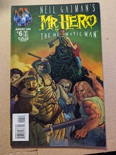 Mr Hero The Newmatic Man #6, Neil Gaiman, 1995, Tekno Comics, FREE UK POSTAGE
