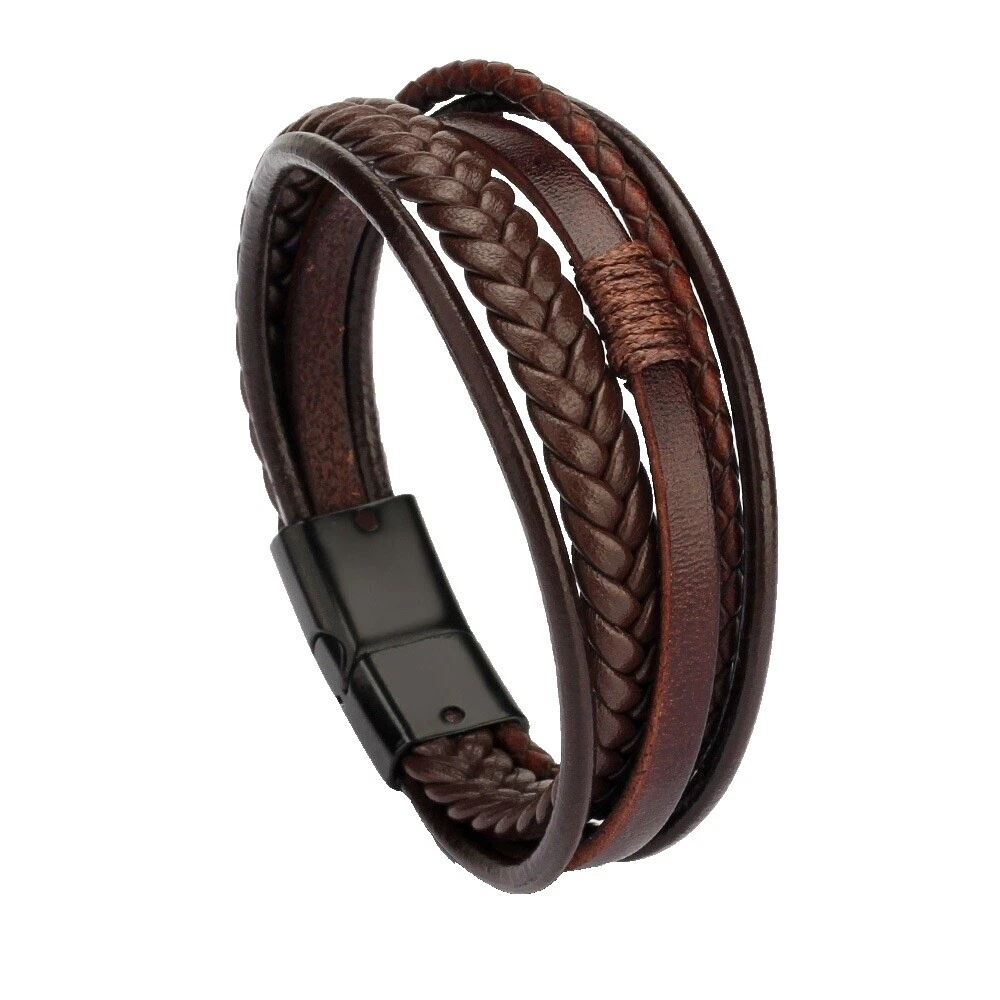 Leather Stainless Steel Jewelry for Men