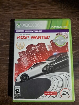 Need for Speed: Most Wanted - Microsoft Xbox 360 Platinum Hits Cib