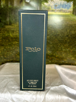 RALPH LAUREN POLO 113ML AUTO SPORT BRONZER SELF TANNING LOTION WITH SUNSCREEN
