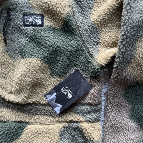 NWT $130 Mountain Hardwear Fleece Camo 1/4 Zip Fleece Pullover - Size Small - Picture 3 of 7