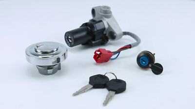 For Yamaha V Star 650 XVS650 1999-2016 Ignition Switch Fuel Cap