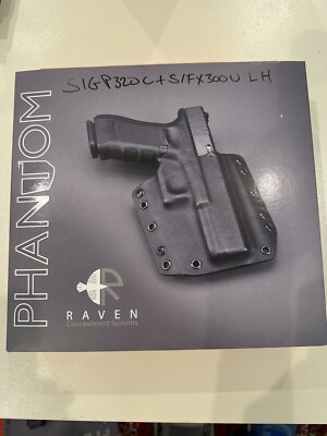 Left Hand Raven Concealment Phantom Full Shield Holster for Sig P320C+S/F X300U