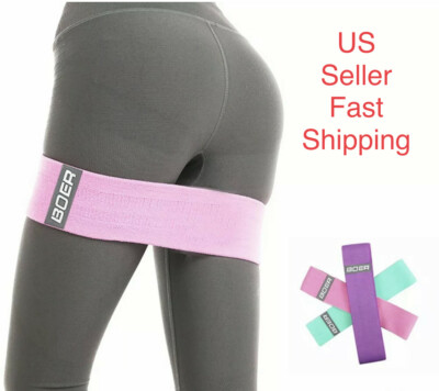 Workout Resistance Bands Loop Cross Fitness Bands Yoga Booty Leg Exercise  set