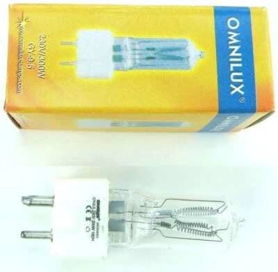230V 300W Gy-9,5 Omnilux Halogenlampe 3200k Studiolampe für Raylight Reflektor