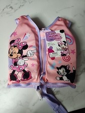 DISNEY Minnie Mouse Child's 20  Life Vest 40 lbs MAX 1 Year  Swim Vest Pink NWT