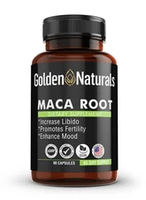 Maca Root, 90 ct for Libido Increase, Sexual Health and Mood Enhancement 