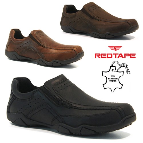 ZAPATOS DEPORTIVOS INFORMALES ELEGANTES DE CONDUCCIÓN SIN CORDONES DE CUERO CINTA ROJA PARA HOMBRES TALLA - Imagen 13 de 27