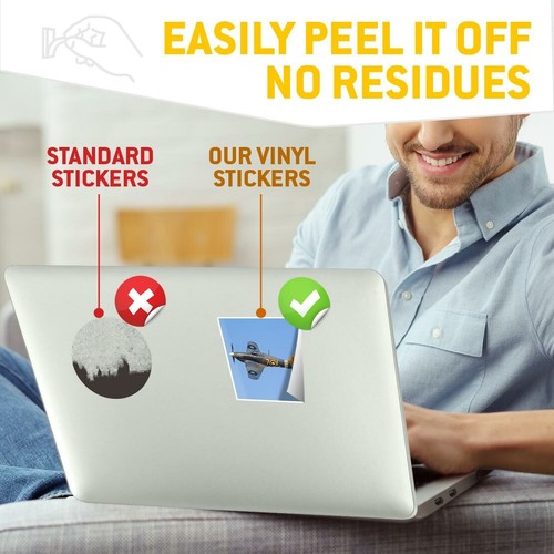 2 x Square Stickers 10 cm - Sea Hurricane IIb Vintage War Plane #46289 - 第 5/9 張圖片