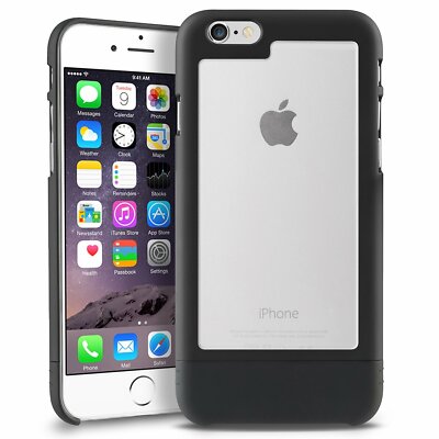 INSTEN TriTone Slim Hard Case Skin Cover with Fingerprint Free Apple iPhone 6