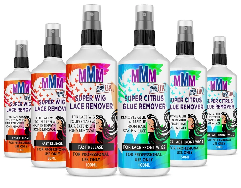 MMM Tape Entferner für Tape Haarverlängerungen und Citrus Lace Front Kleber Entferner Lösungsmittel