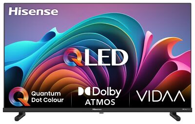 Hisense 32A5NQ QLED 81,3 cm (32 Zoll) Fernseher Full HD VESA 100 x 200 mm 