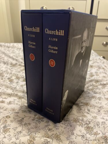 Churchill A Life (ensemble de 2 volumes.), The Folio Society, Martin Gilbe - Photo 1/12