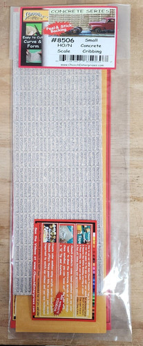 Cuna de pared de hormigón pequeña flexible HO / N 3-3/4" x 12" Chooch 8506 modelo RR | Zustand: New