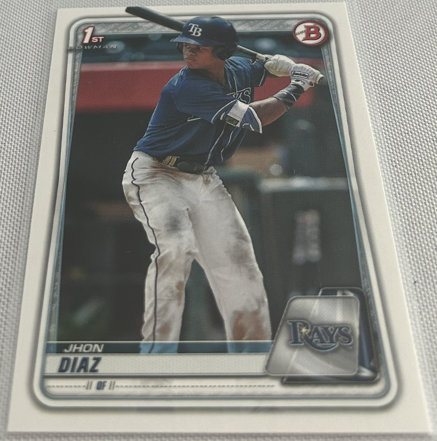 2020 Bowman Baseball Prospects Jhon Diaz Tampa Bay Rays 1st Bowman #BP-30