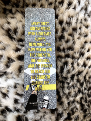 2 SIDED BOOK MARKER GREAT AS AN ADD ON GIFT ''DIRECTION QUOTES''