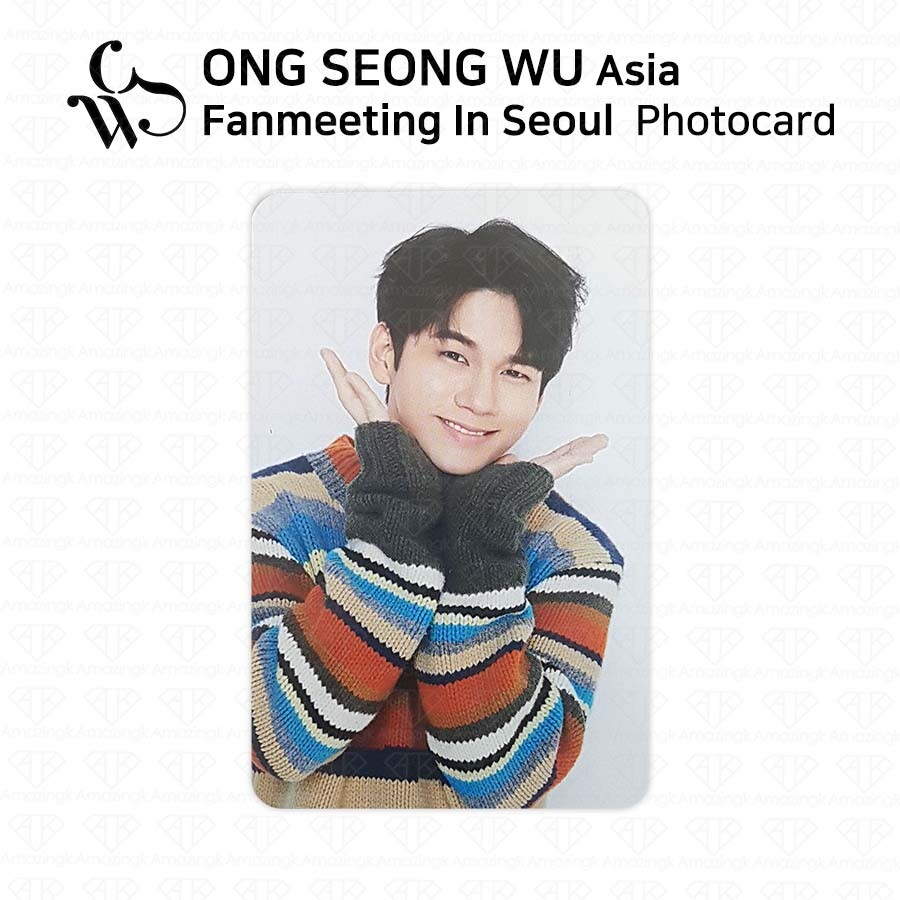 Ong SeongWu Asia Fanmeeting In Seoul Official Goods Photocard