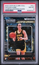 2024 PANINI CLARK COLLECTION CAMPUS LEGENDS PANINI #CL1 CAITLIN CLARK RC PSA 8