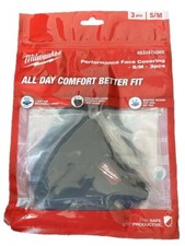 Milwaukee 4932478865 Performance Face Covering S/M 3pc PPE Washable Masks