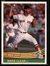 1984 Donruss Mark Clear #611 Boston Red Sox