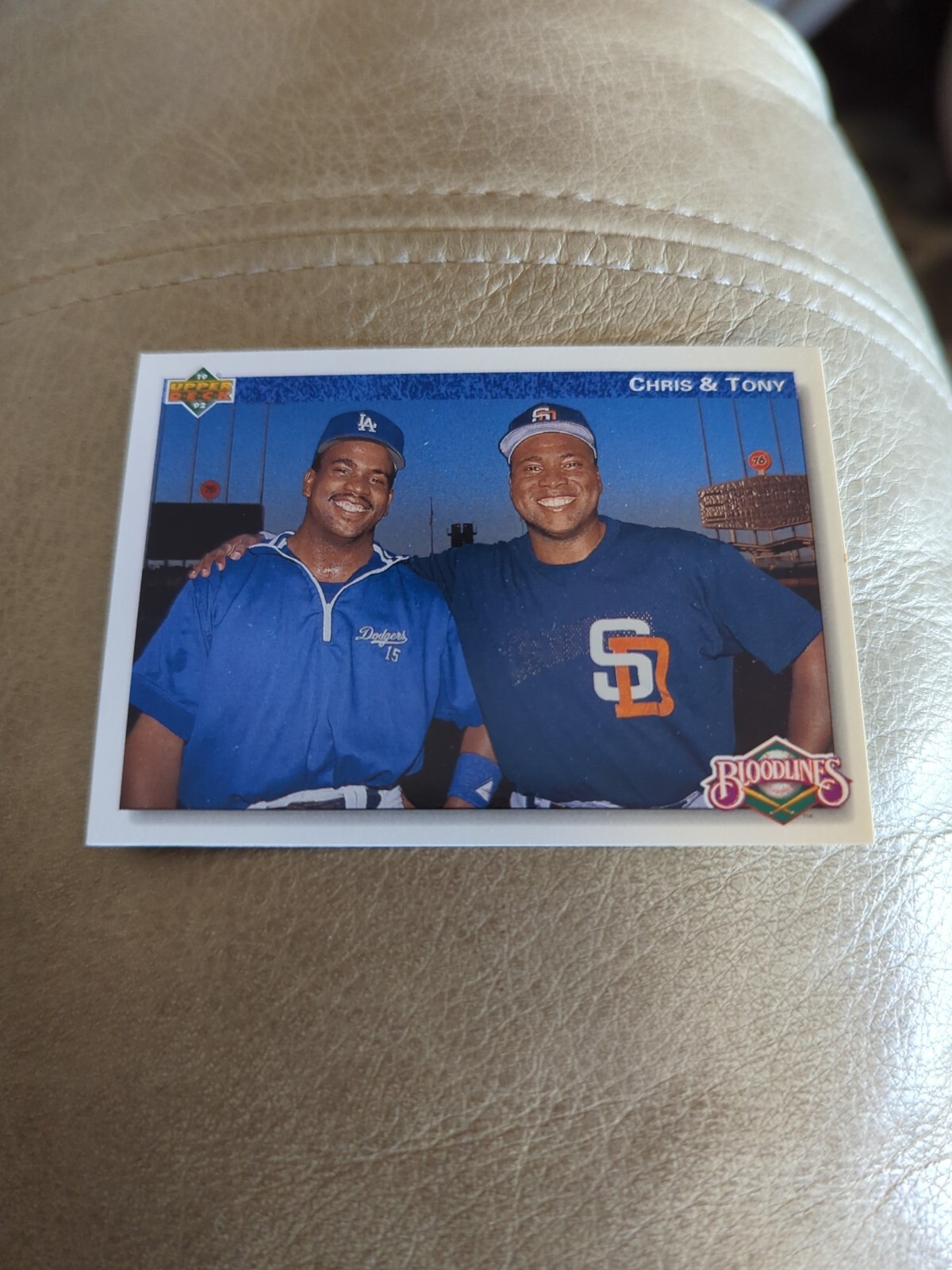 Chris & Tony Gwynn #83 1992 Upper Deck MLB Baseball Bloodlines