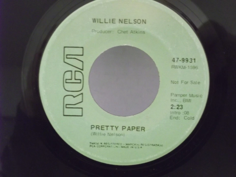 Willie Nelson, RCA 47-9931,"What A Merry Christmas This Could Be",US,7"45, PROMO - Image 2 of 2