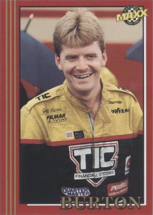 1992 Maxx Update - Jeff Burton #U3 - 1 of 1