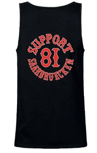 Hells Angels Support 81 TANKTOP, SUPPORT 81 SAARBRUECKEN, NEU schwarz - Picture 3 of 3