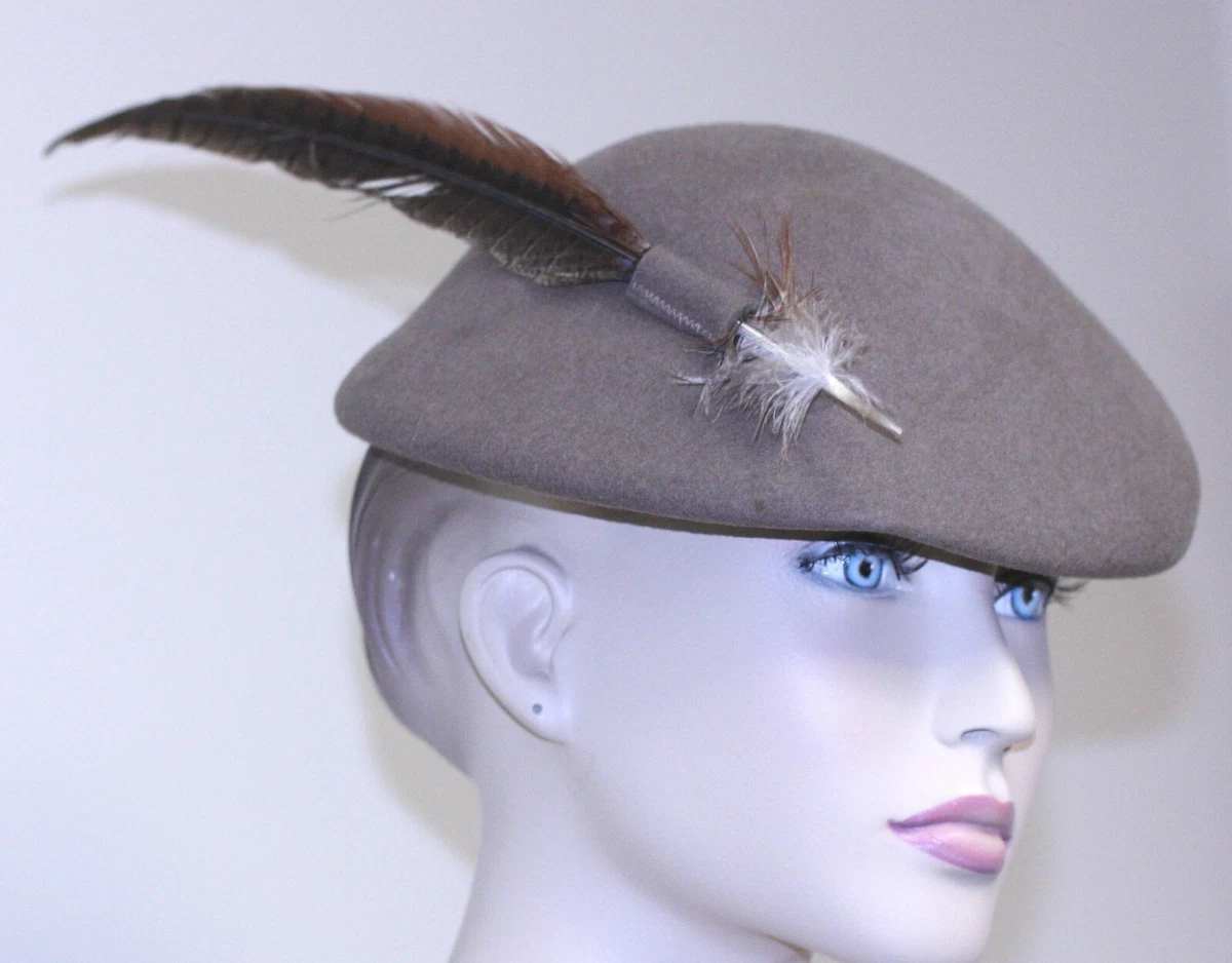 Feather Beret Original Vintage Hats for Women for sale | eBay display picture 1