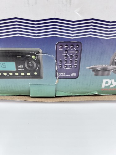 Pyle Waterproof Marine CD Player Tuner Radio PLCD14MRKT W Remote Speakers NOS - Picture 16 of 17