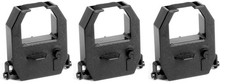  3 Pack Amano PIX and TCX Time Clock Replacement Ribbon, Black 3 Pack,