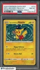 2020 Pokemon SWSH BSP Pokemon Center Canada Special Delivery Pikachu Holo PSA 8