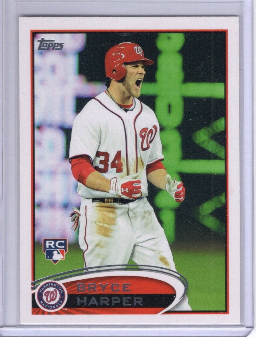 2012 Topps #661 Bryce Harper Screaming RC Rookie